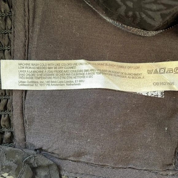 Free People Now Or Never Corset Top in Black Size L - Picture 8 of 11